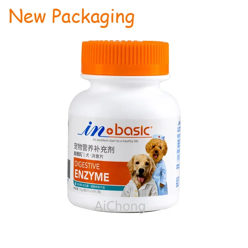 IN-BASIC 150 Tablets Dog Probiotics Digestive Nutrients Health Nutritional supplements for Digestion and Absorption