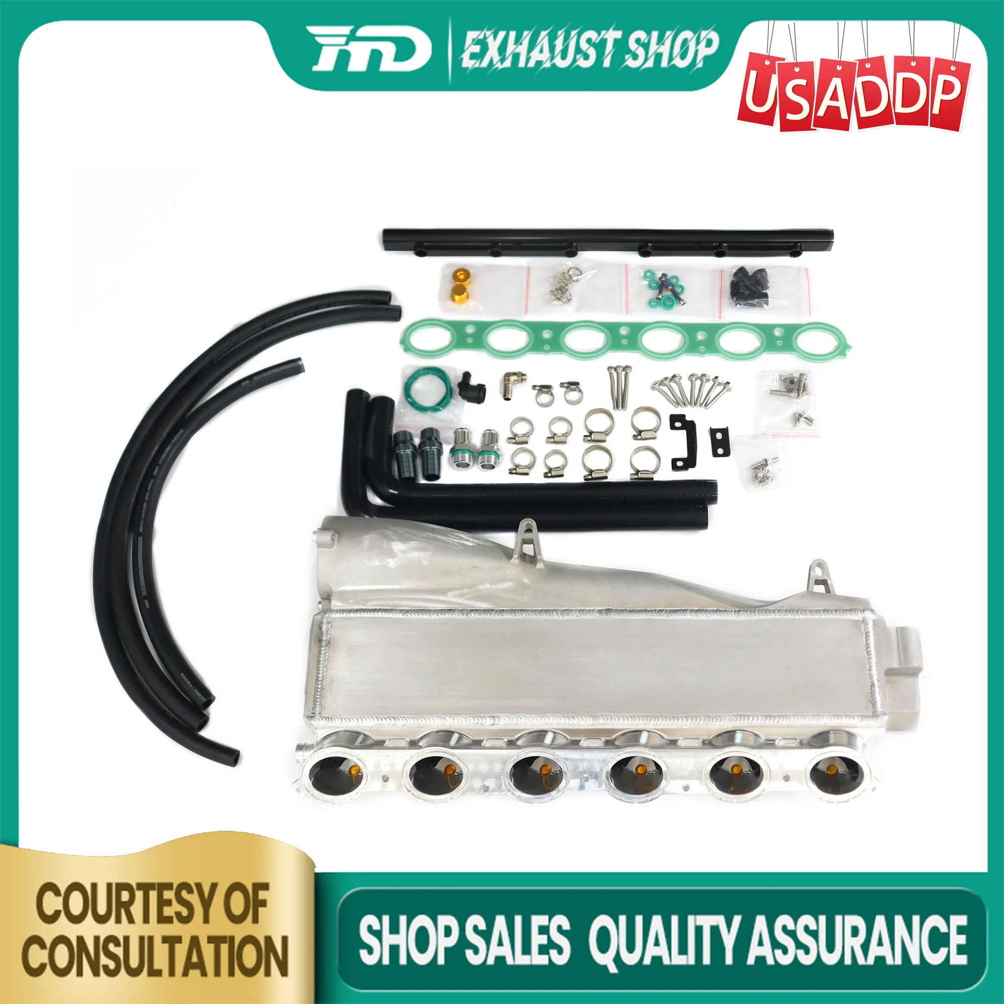 

Впускной коллектор HMD для BMW B58 GEN1 2016-2019, интеркулер, повышенная мощность, длительный срок службы, выхлопная система