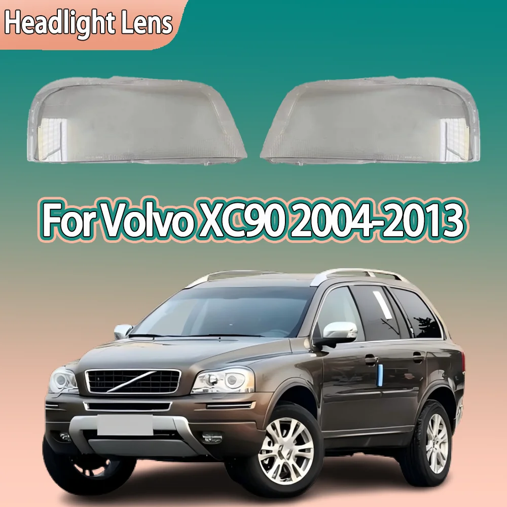 

For Volvo XC90 2004 2005 2006 - 2011 2012 2013 Front Headlamp Cover Headlight Lens Shell Plexiglass Replace Original Lampshade