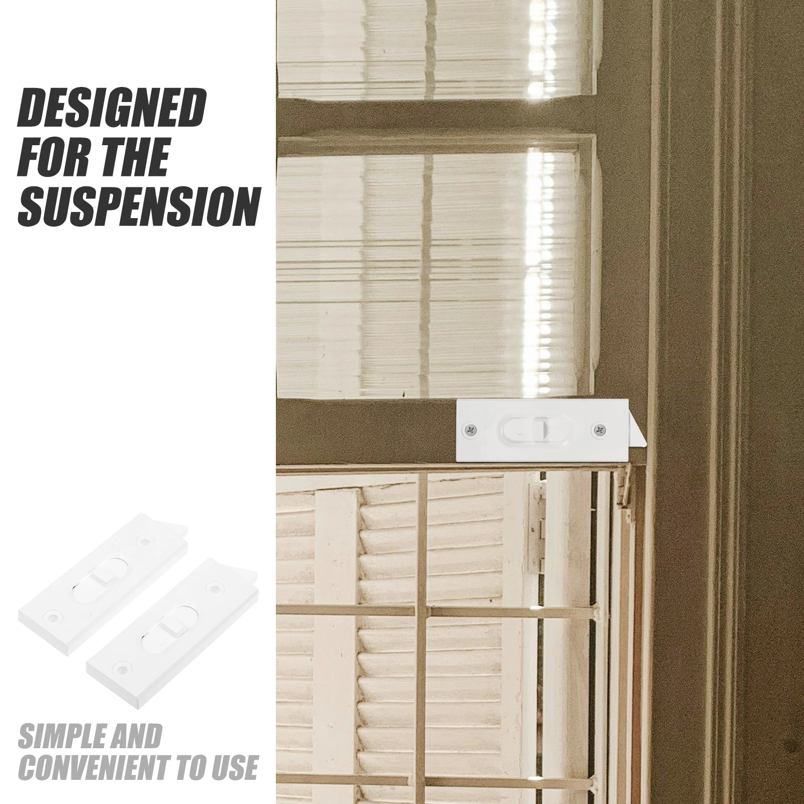 

1Pair Tilt Latch for Window Plastic Replacement Latch Pairs with Stability Security Locks for Various Window Types