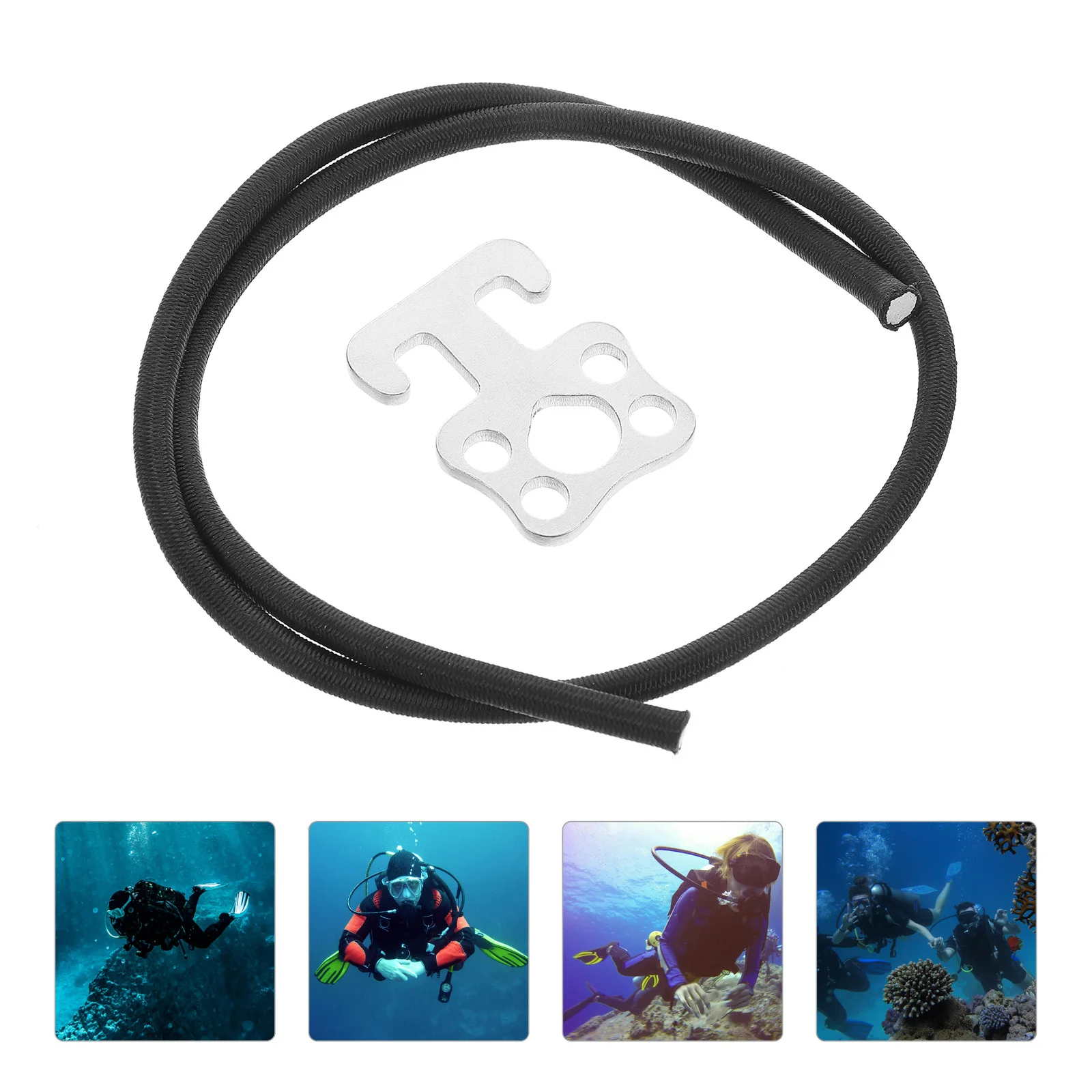 

Carp Fishing Baits Hook Diving Clip Locking Lanyard Crank Hooks Safety Fixed Spring Strap