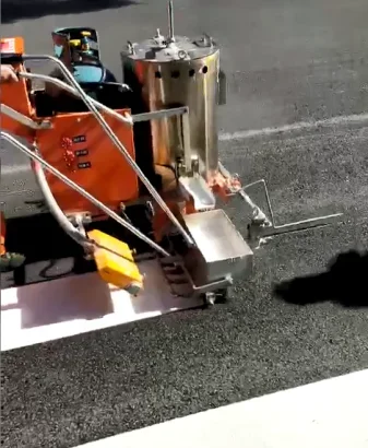 Hand Push Painting Machine for Roads Marking Equipment Machine for Sale