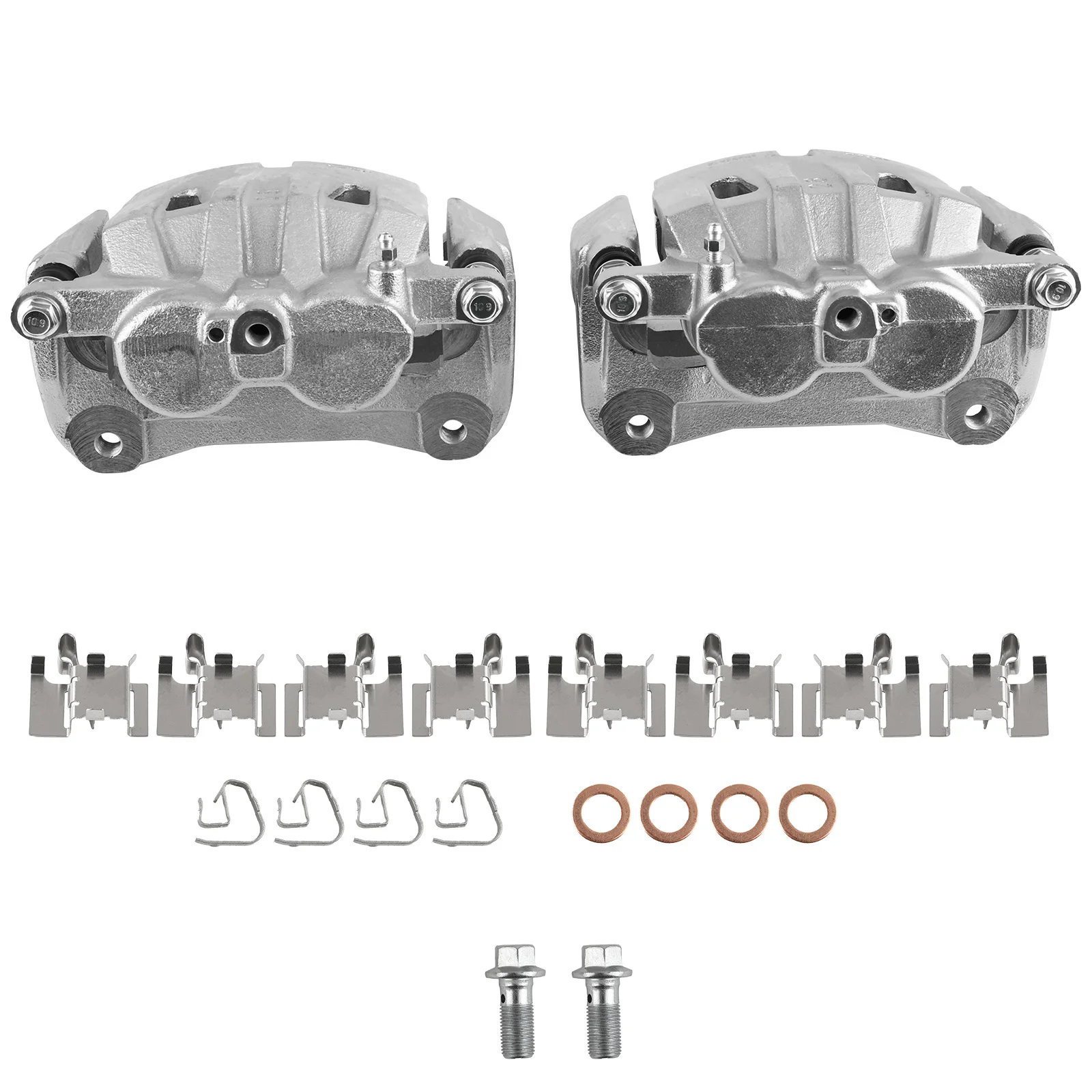 2x Front Brake Calipers w/ Bracket For Toyota Highlander Sienna Lexus 477300E030