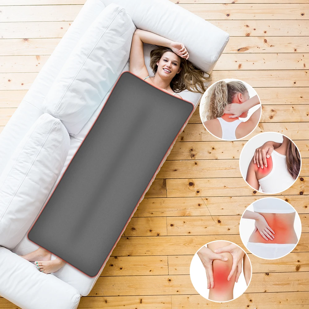 660nm Red Light Therapy Blanket Keep Warm Shawl For Body Device Cushion 850nm Infrared Light Muscle Pain Relief Relax
