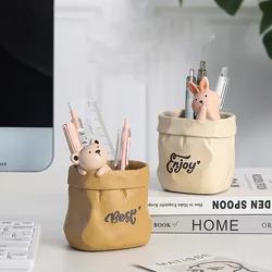 animale artigianale Kawaii portapenne multifunzione portapenne portapenne per scrivania grandi accessori per ufficio forniture di cancelleria