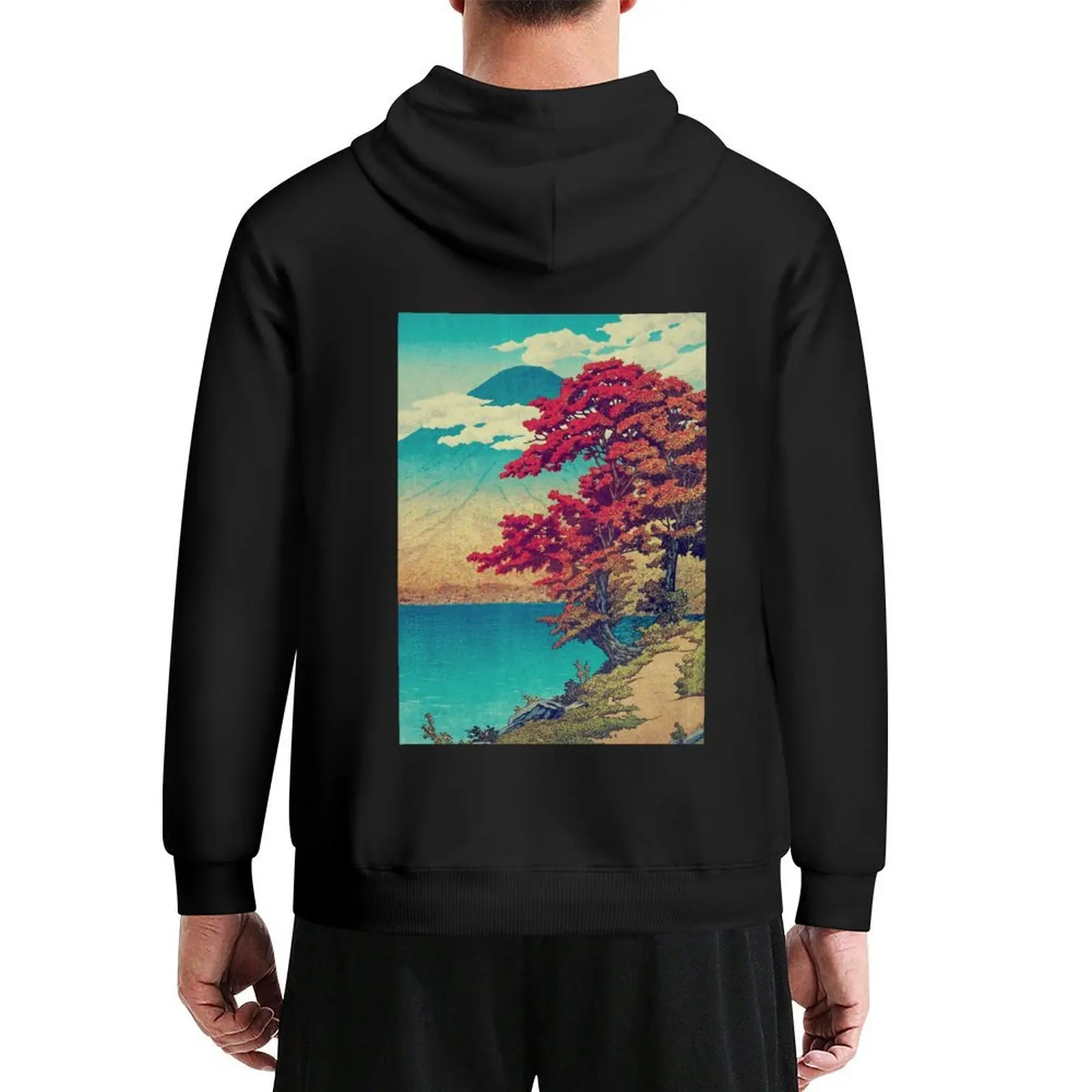 

The New Year in Hisseii - Nature Landscape Hoodie japanese style autumn korean autumn clothes new hooded tee