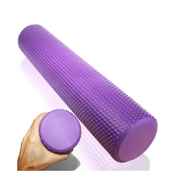 Mini rolo de espuma eva para ioga e pilates, coluna de massagem muscular, ferramenta de auto-massagem para ginásio e fitness, cor aleatória