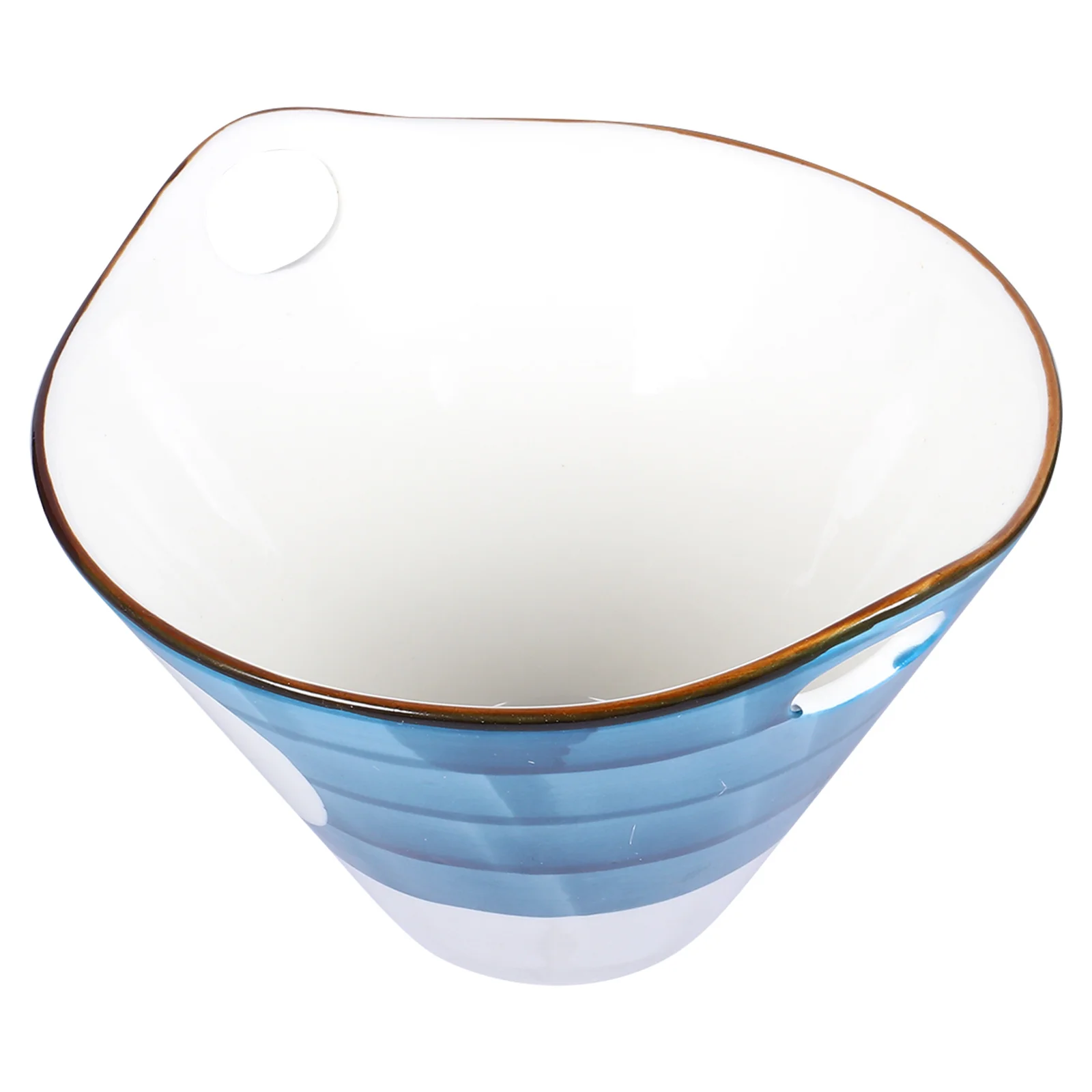 

Large Capacity Hand-Painted Japanese Style Noodle Bowl Food Grade Soup Serving Rice Salad Kitchen Bowl