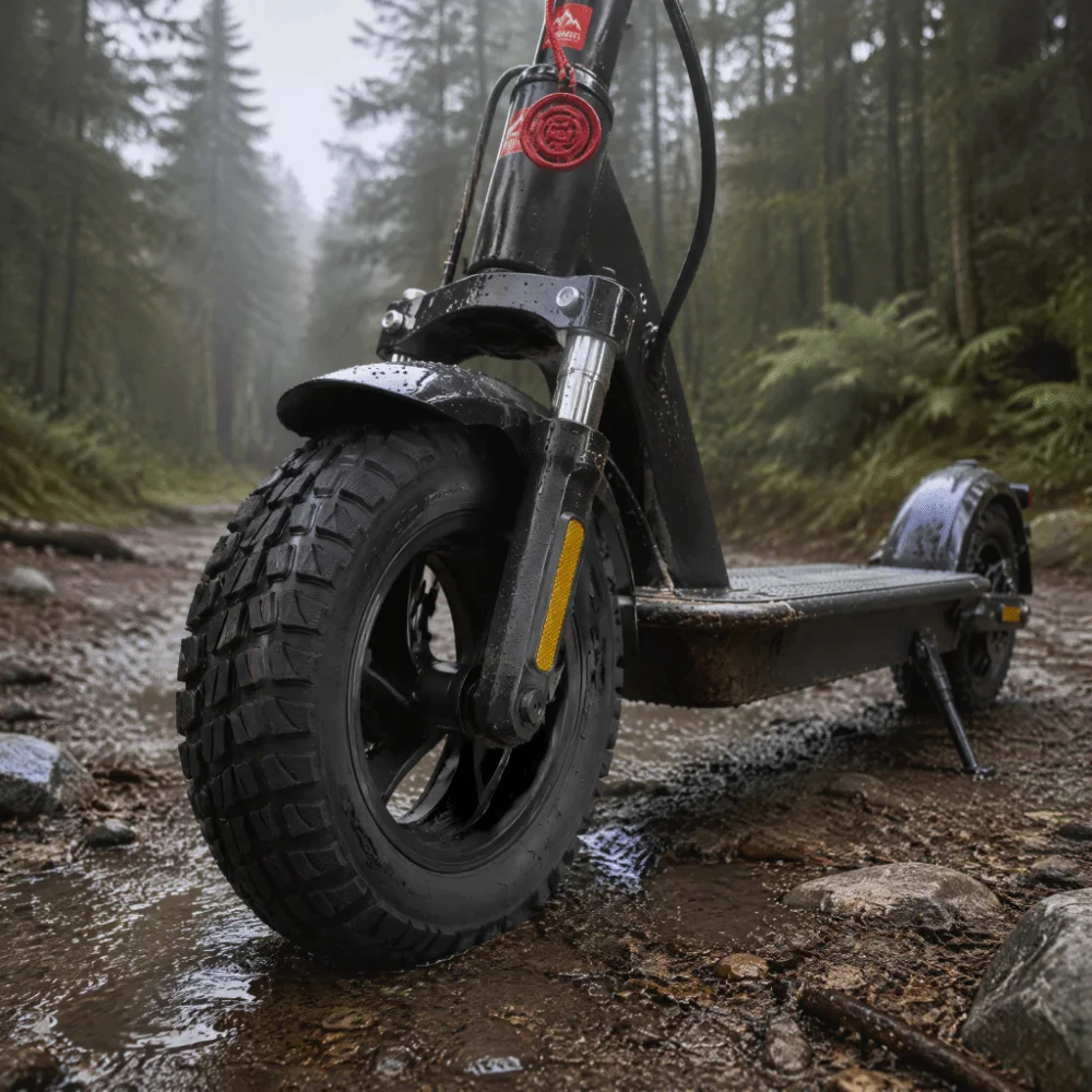 10x2.75-6.5 Off-Road Tubeless Tire Puncture Resistant Thickened Rubber Electric Scooter Replacement Tire Heavy Duty Outer Tyre
