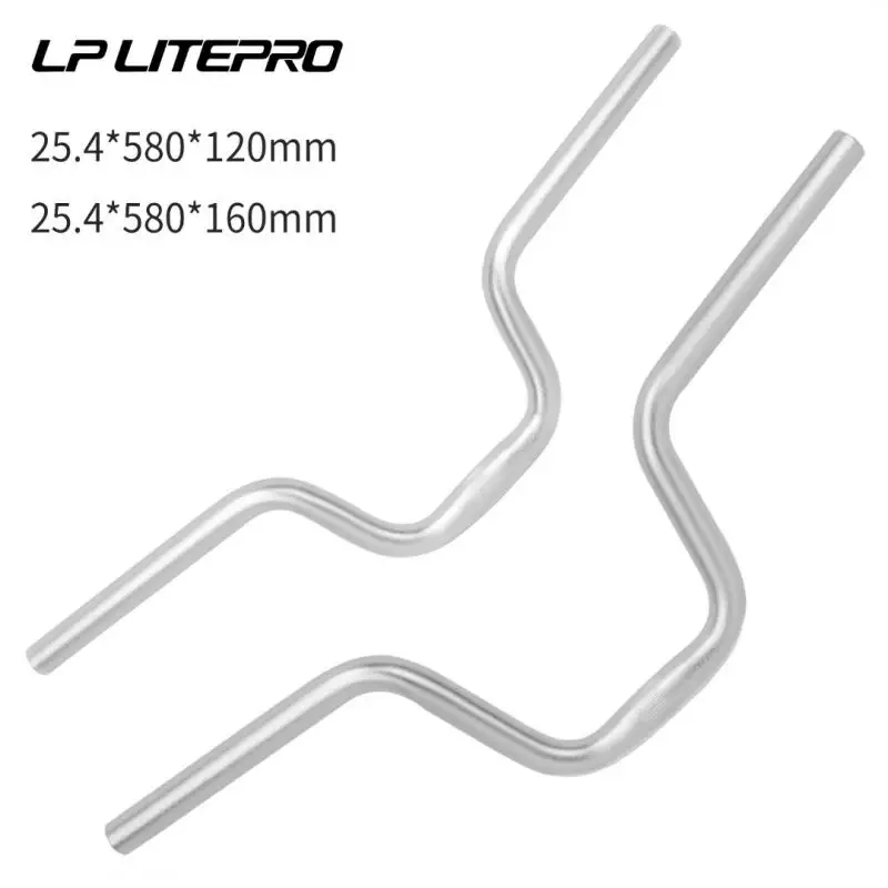 25.4X580mm المقود ل Brompton للطي دراجة الارتفاع 120 160 مللي متر للطي دراجة المقود عملية متكاملة دراجة المقود