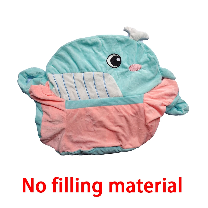 Baby Sofa Support Seat Cover Cartoon Plush Seat Leather Shell Children Toddlers Chair for Newborns Washable No Filling Material