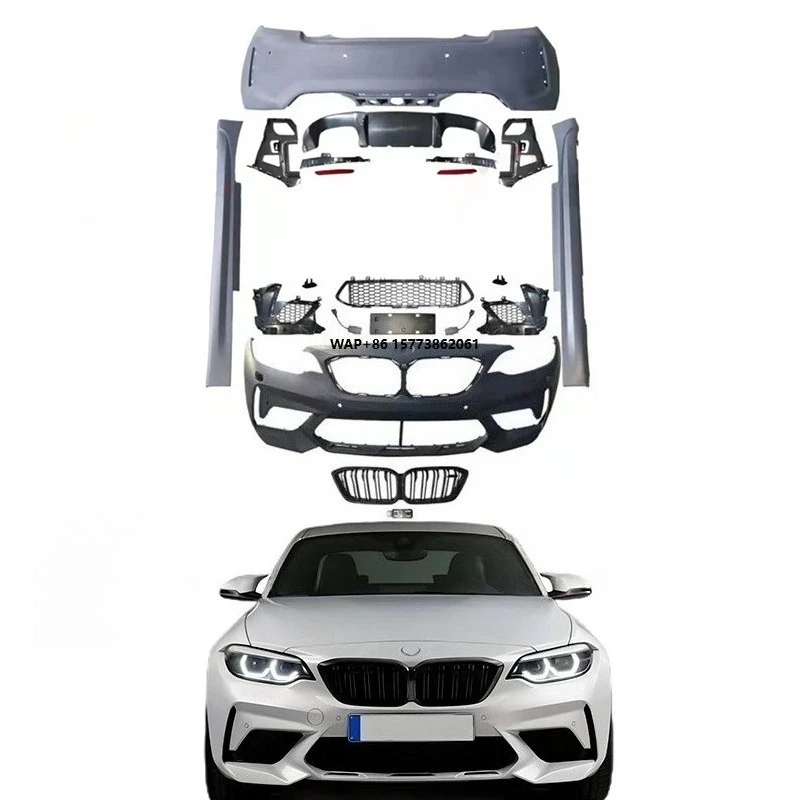 

2s Series F22 F23 Upgrade to M2C CS Narrow Full Set Body Kit 2013year+ Front Bumper Rear Bumper Side Skirts Car Accessory