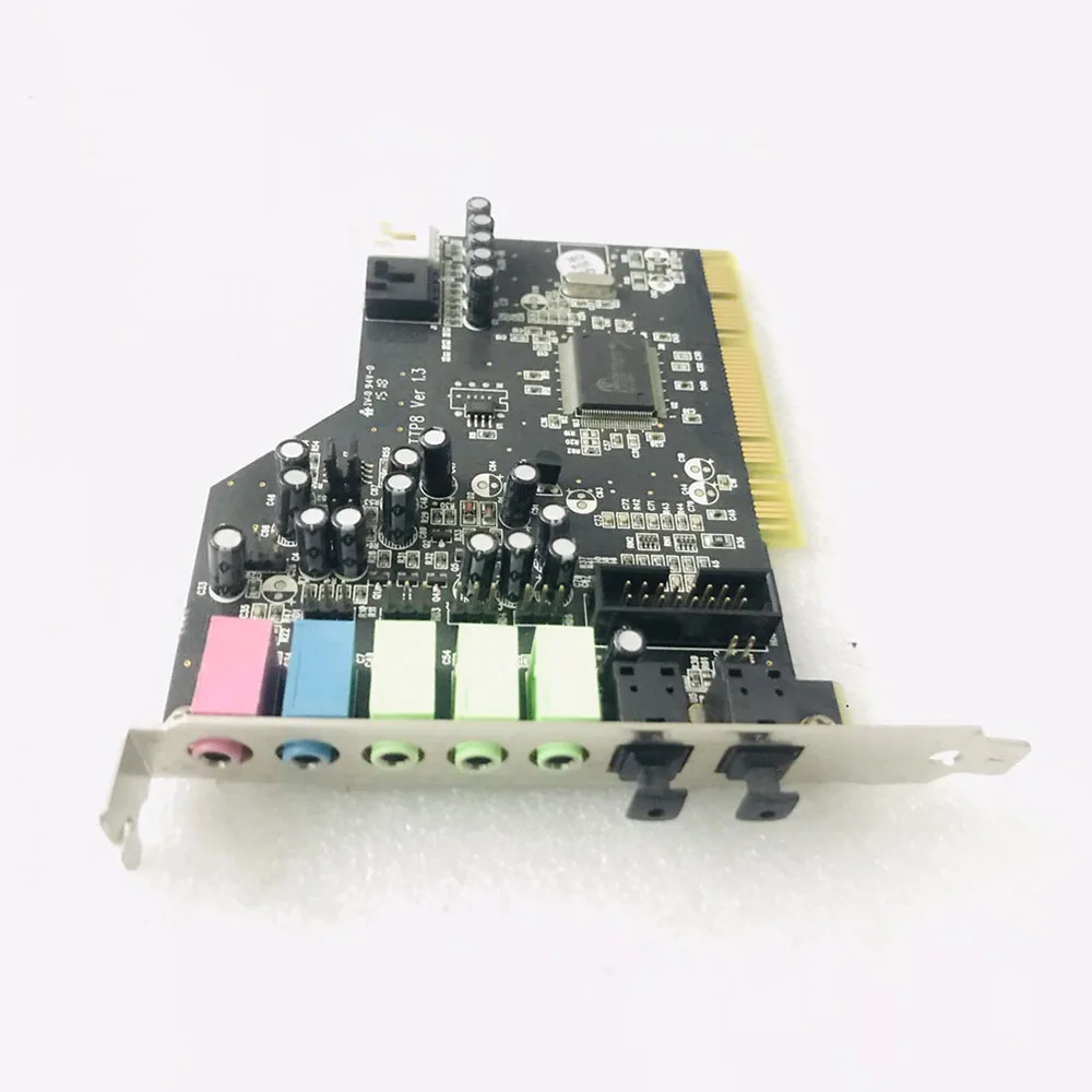 For Aureon 5.1 PCI Sound Card Optical Output Input TTP8 VER1.3