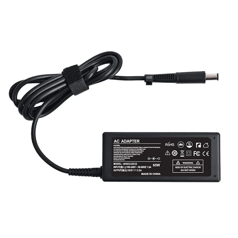 Chargeur adaptateur pour ordinateur portable, 18.5V, 3,5 a, 7.4x5.0mm, 65W AC, pour HP Compaq pavillon G6 DV5 DV6 DV7 DV4 G50 G60 N193 CQ43 CQ32 CQ60