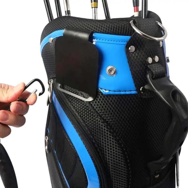 652F Golf Bag Metal Landing Pad Golf Bag Clip Golf Gifts for Men and Women