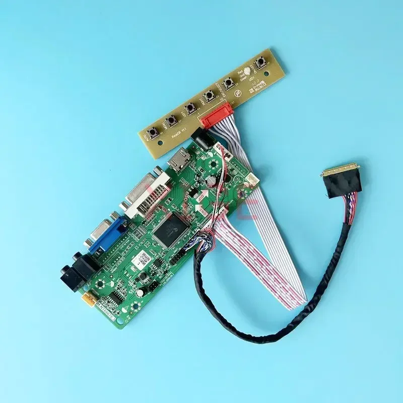 

Kit DIY Driver Controller Board For LP156WHB-TLA1/TLB1/TLC1/TLD1 40Pin LVDS 15.6" HDMI-Compatible Laptop Screen VGA DVI 1366x768