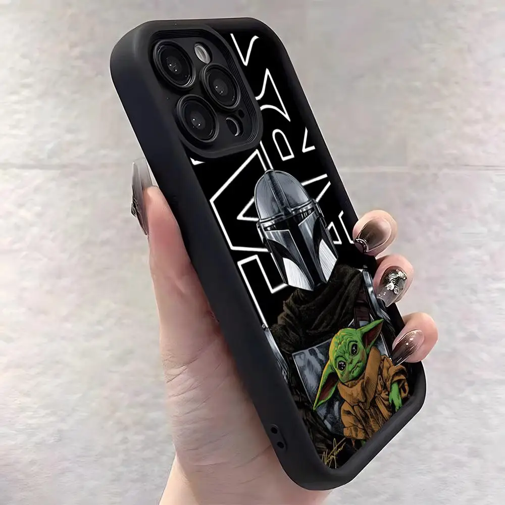 Star Mandalorians Cover W-Wars Handyhülle für iPhone 17 Pro Max 16 15 14 Pro Max iPhone 13 Pro Max 11 Plus Silikonhülle