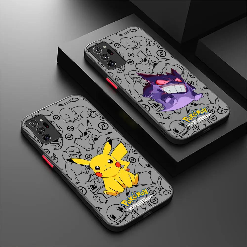 

Gengar Pokemon Pikachu Mewtwo Case For Samsung Galaxy Note 20 Ultra 10 A05 A04 A04E M62 M53 M52 M51 M33 M32 M31 M30S M23 Cover