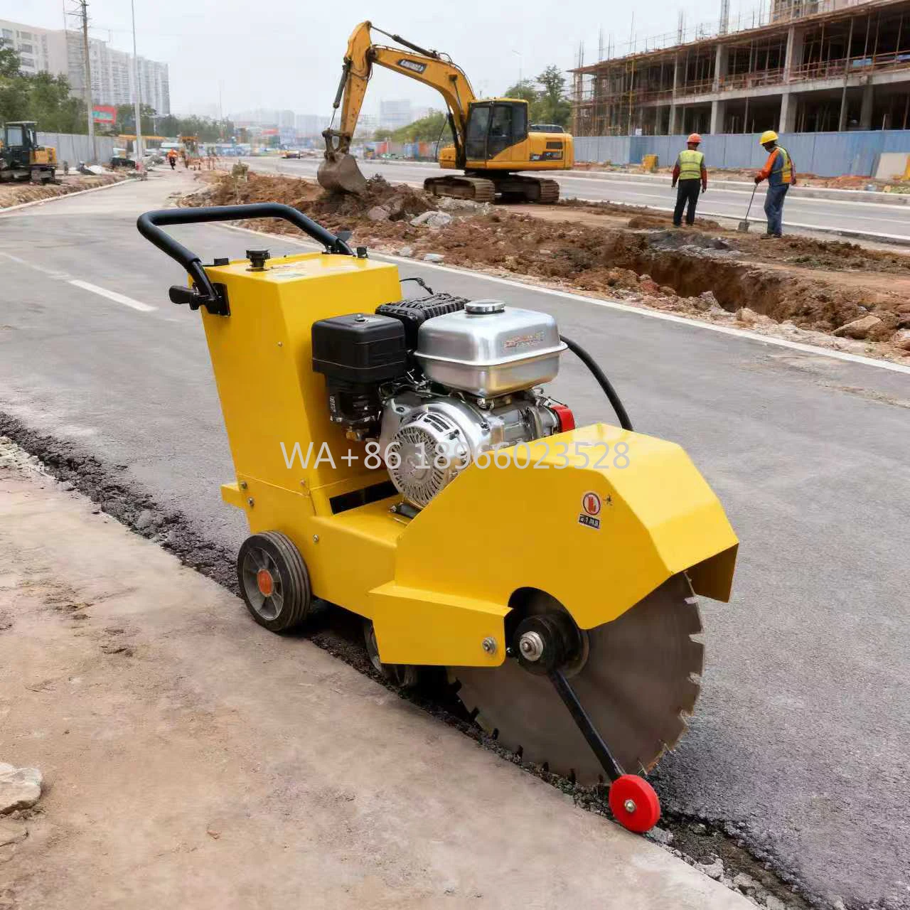 Quality Assurance .&. Asphalt Road Cutter Machine 180mm Depth Sawing Concrete Cutting Machine