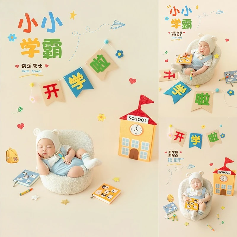 accessoires-de-photographie-pour-nouveau-nes-ensemble-de-tenues-sur-le-theme-de-l'ecole-livres-scolaires-stylos-etoiles-decorations-pour-seance-photo-en-studio-pour-bebes
