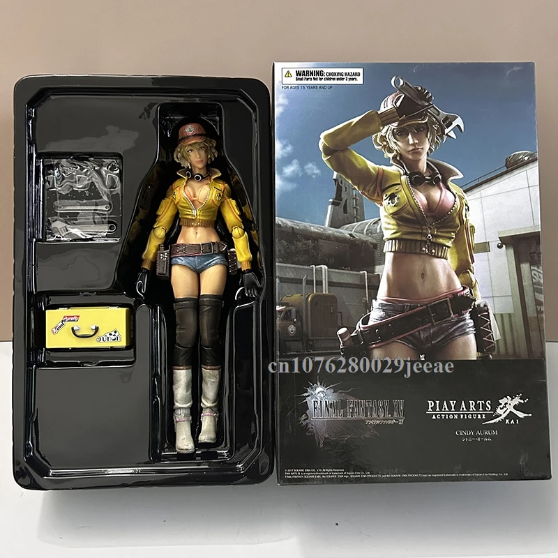 

PLAY ARTS XV сексуальная девушка Синди Авром фигурку модель игрушки 27 см шарнирная подвижная кукла украшение для рабочего стола подарок на день рождения для друзей