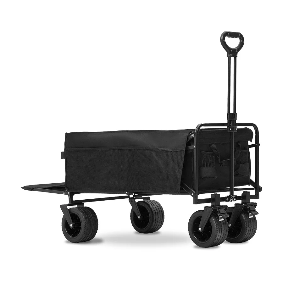 chariot-pliant-extra-long-chariot-utilitaire-d'exterieur-chariot-robuste-de-grande-capacite-chariot-de-camping-chariot-de-pique-nique-chariot-de-plage-pliable