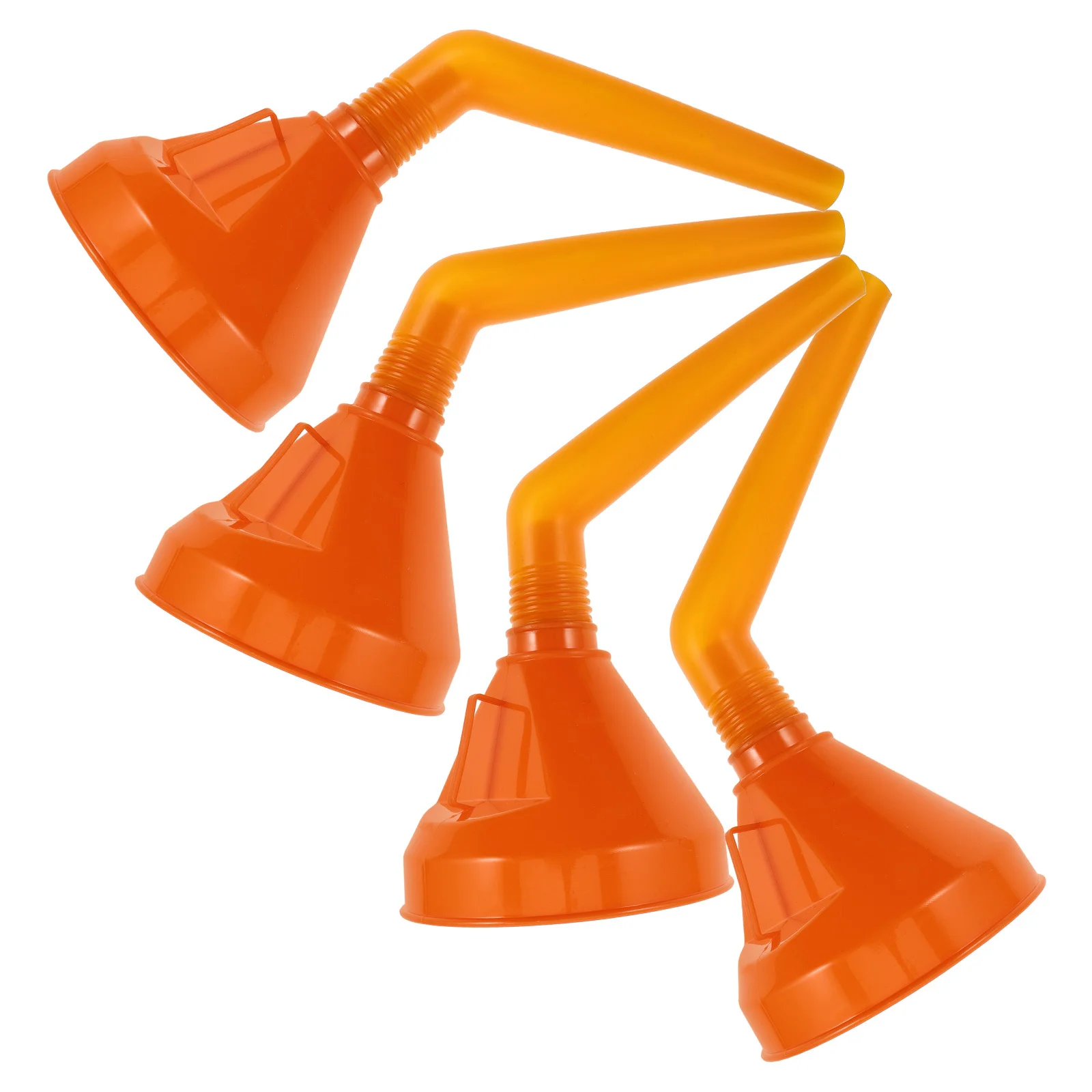 

4Pcs Thickened Plastic Fuel Funnel Wide Mouth Multifunctional for Car Motorcycle Refueling Emergency Road Trip Gas Oil Fluid