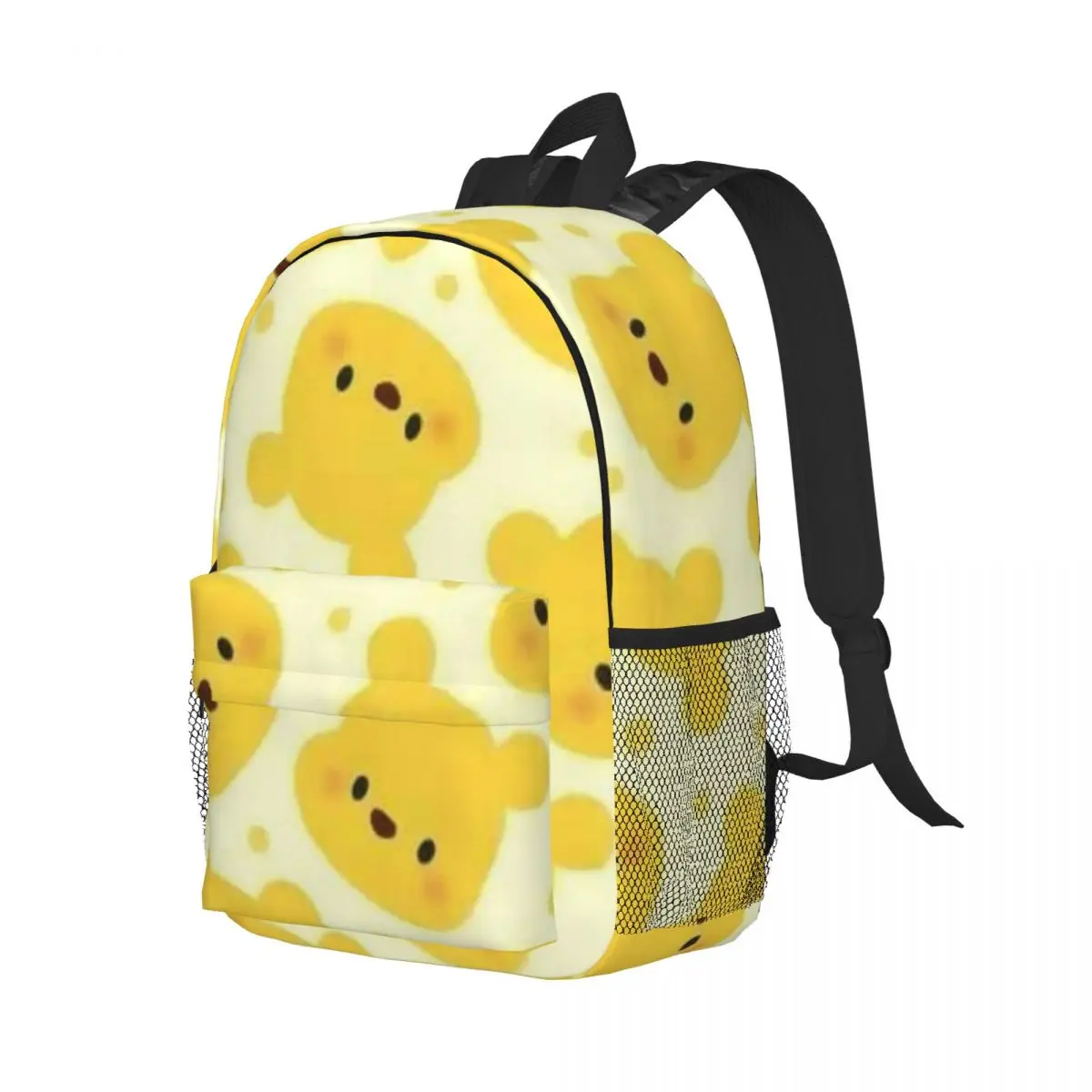 Mochila compacta Winnie The Pooh de 15 polegadas – bolsa leve e elegante, perfeita para estudantes e viajantes