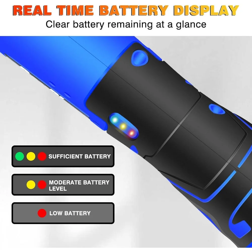 Akku-Ratschen schlüssels atz, Akku-Ratschen-Winkels chl üssel, 3/8 "12-V-Ratschen-Werkzeugsatz