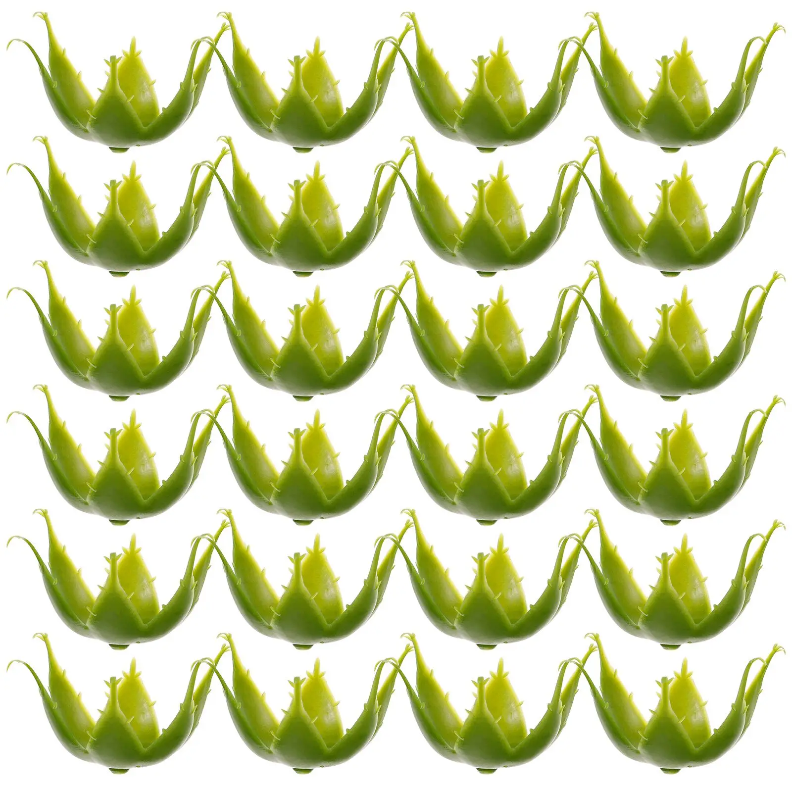 

100 Pcs Tori Base Fake Flower Calyxes Artificial Roses Plastic for DIY Flowers Sepals Materials Preserved