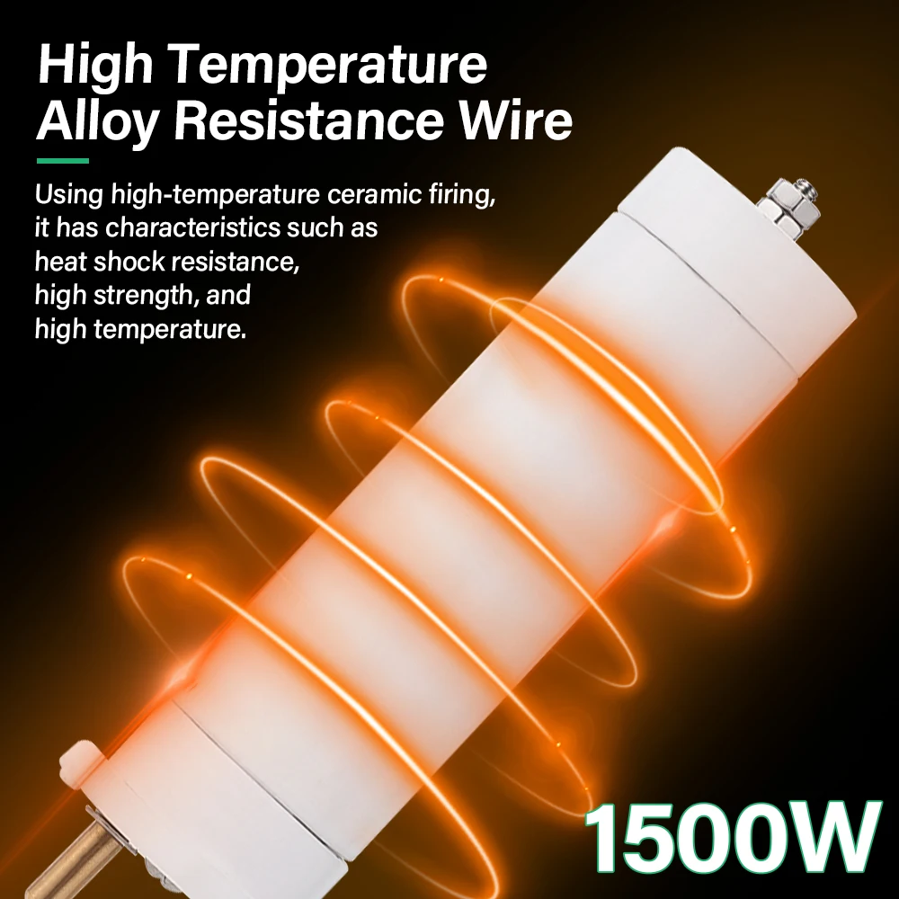 1500W Ceramic Heating Core High-Temperature Alloy Resistance Wire Work Efficiently Plastic Welding Torch Replacement Accessories