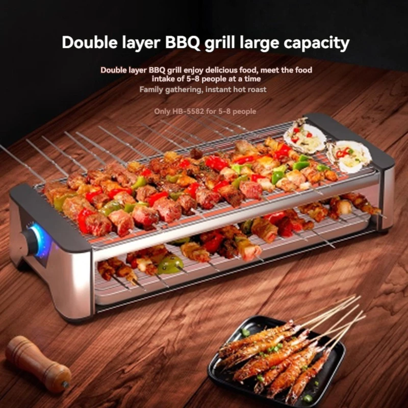 家庭用無煙電気グリル,肉,バーベキューポット,多機能