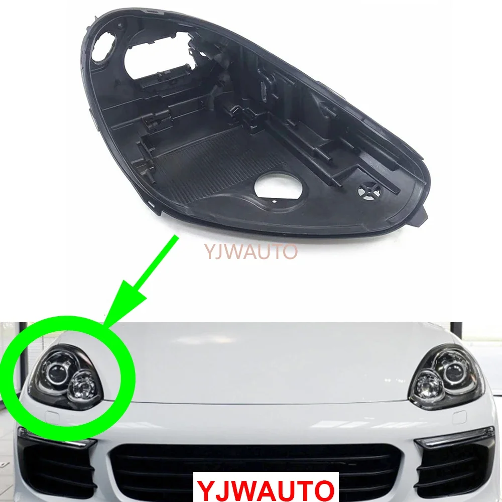 

For Porsche Cayenne 2015 2016 2017 Headlamp House Car Headlight Base Replacement Auto Front Lamp Holder Back Support