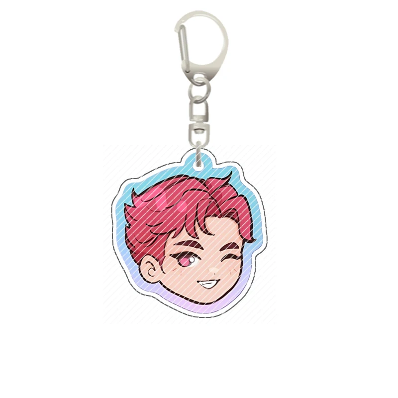 Lucu Populer Kpop Tv Huntr-X Buatan Sendiri Tas Akrilik Liontin Kpop Demon Hunter Versi Q Gantungan Kunci Akrilik Hadiah Indah