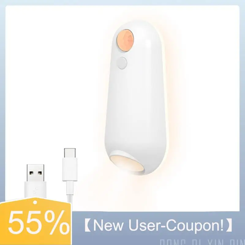 

A81M New- Motion Sensor LED Night Light Projector For Bathroom Corridor, Colorful Rechargeable Toilet Wall Lamp
