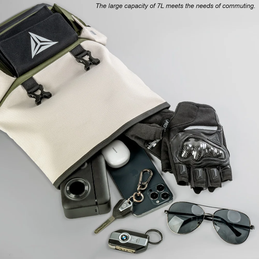 جديد دراجة نارية الخصر حقيبة الرجال النساء مقاوم للماء جيوب متعددة المحافظ الخصر حزمة حقيبة الساق الخصر دراجة نارية ركوب حزام حزمة الذكور #4