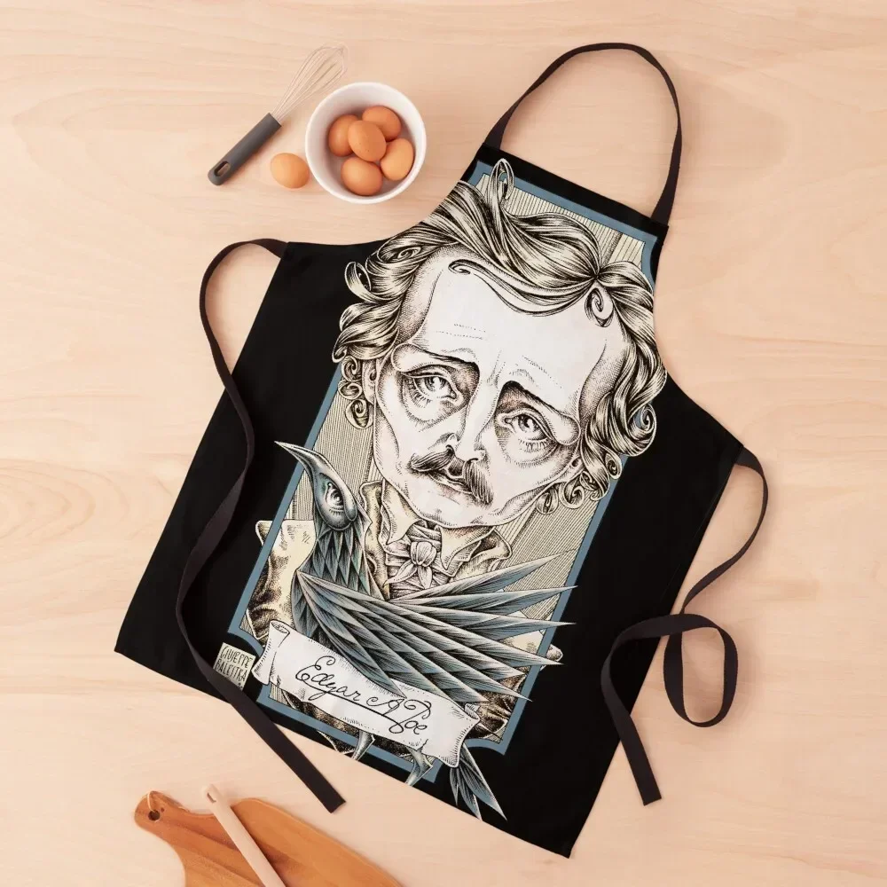 

Edgar Allan Poe - ARTbyGB Apron Kitchen Novel Kitchen Accessories professional kitchen Apron