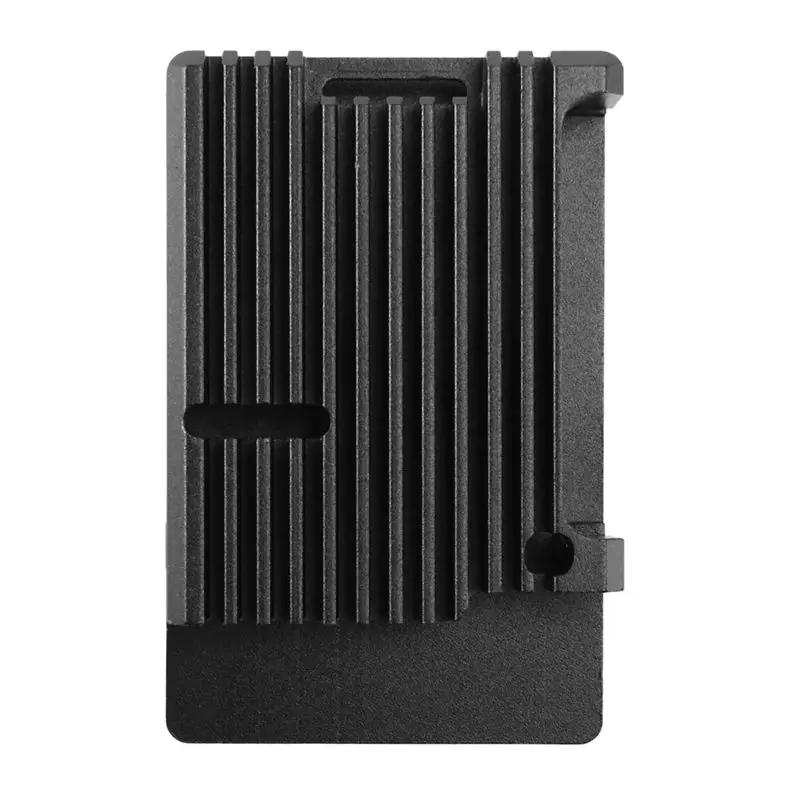 ABRI-6X For Raspberry Pi 4 Model B Aluminum Case, Passive Cooling Aluminum Alloy Protective Shell Metal Enclosure