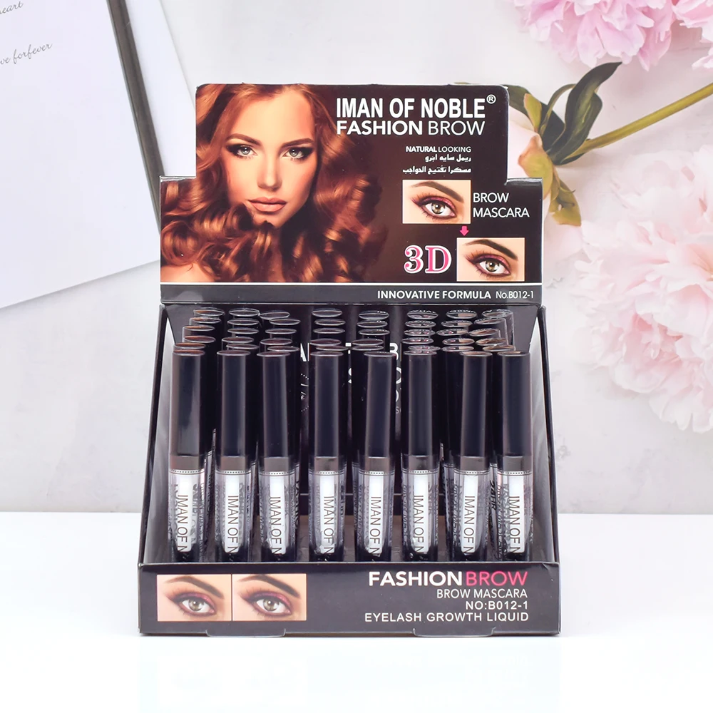 48Pcs Wimpergroei Gel Enhancer Natuurlijke Lash Wimpers Mascara Verlenging Transparante Snelle Droge Groei Vloeistof Cosmetica