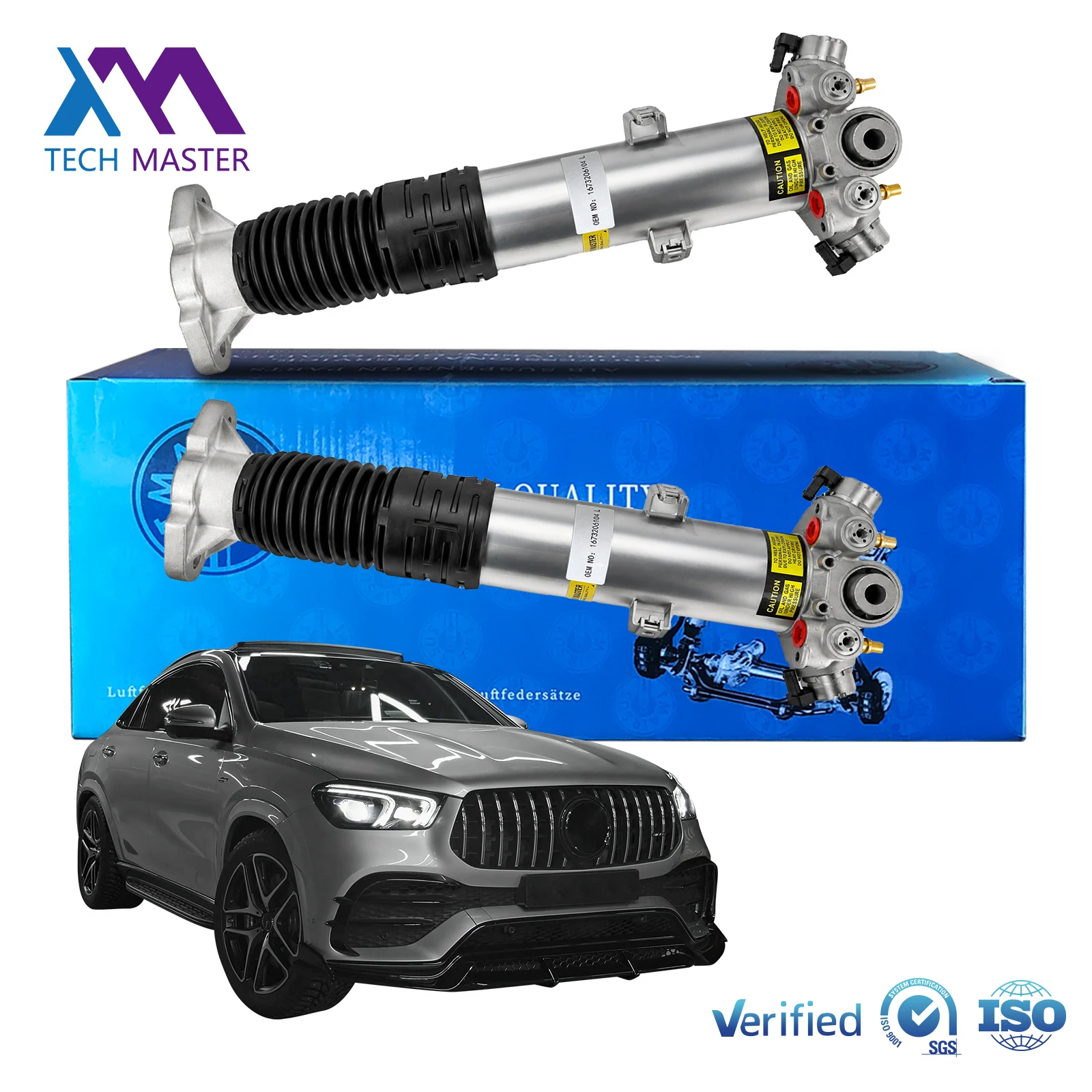 1673206104 Rear Left ADS Shock Absorber For Mercedes W167 GLE GLS AMG Maybach Airmatic Electric Part Auto Suspension Systems