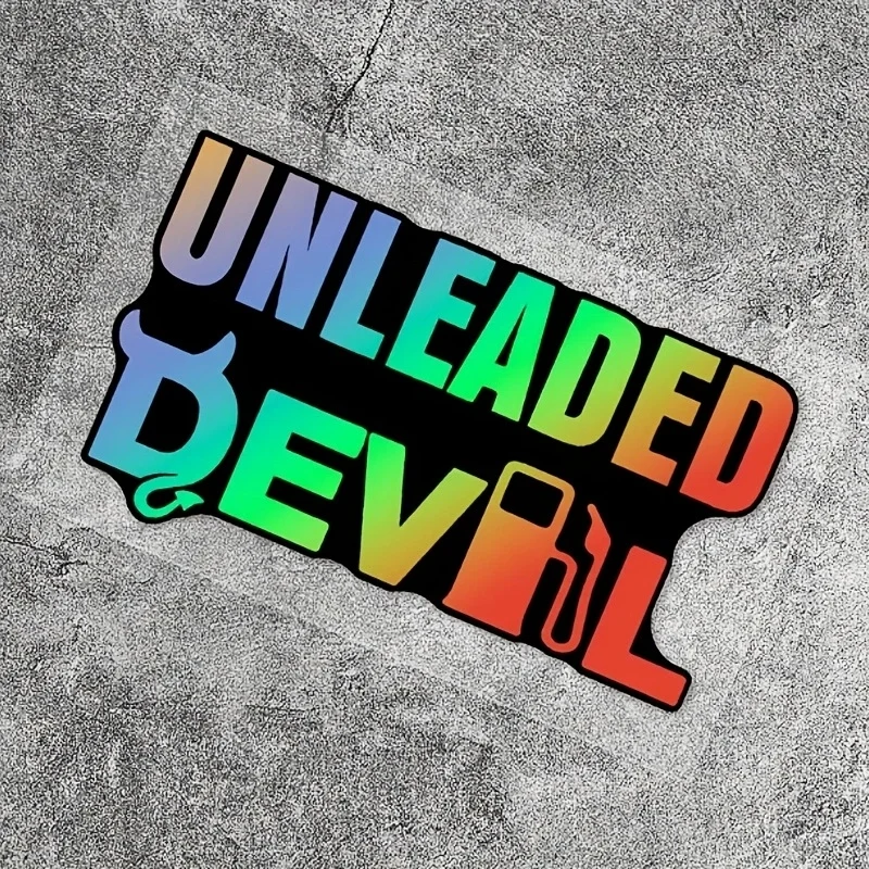 قطعة واحدة من ملصقات الفينيل الشيطانية غير المصنوعة من الرصاص - فيبي المتمرد لتزيين الخوذة/نوافذ السيارة/مغناطيس الثلاجة