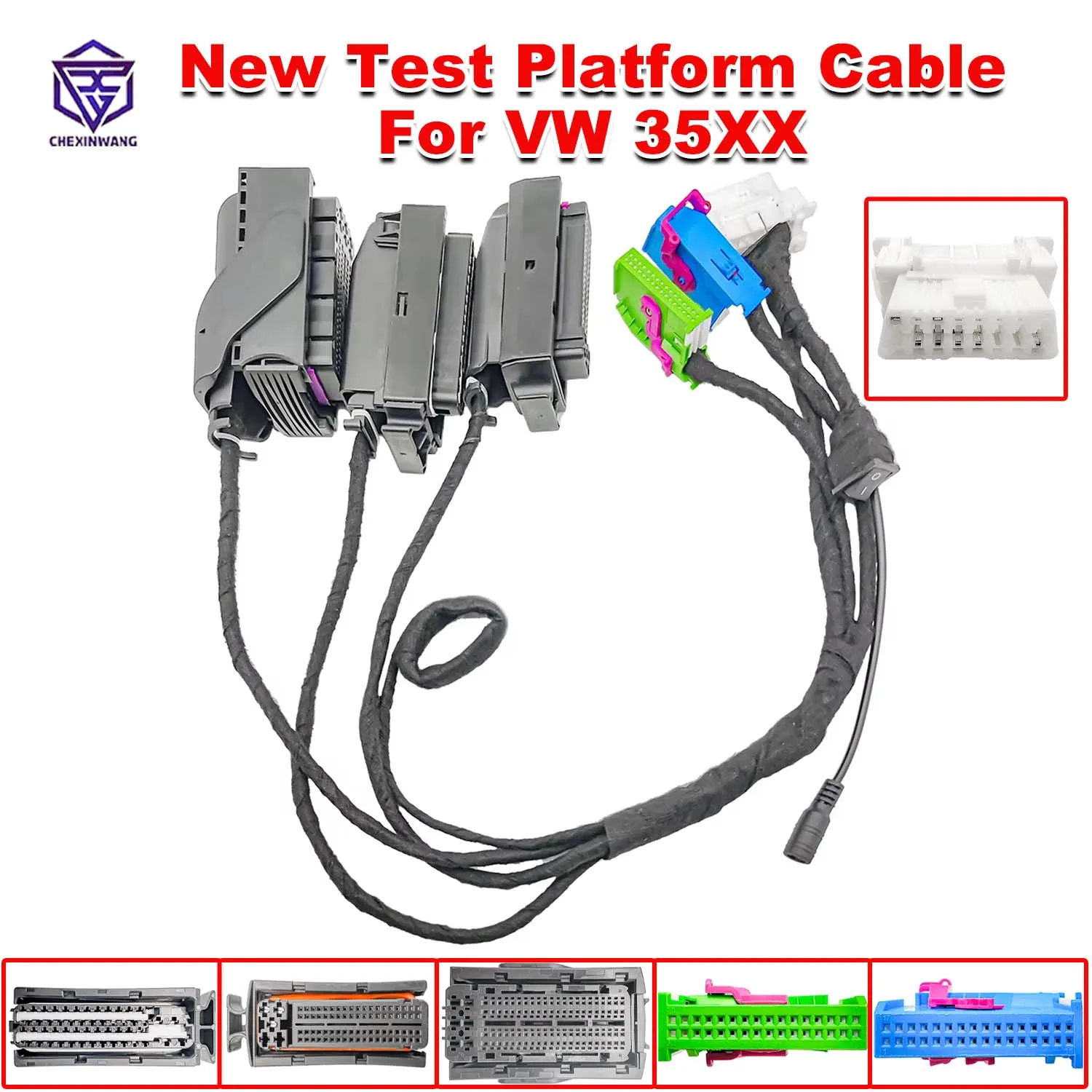 

Для Volkswagen 35XX новый кабель тестовой платформы модели Immo диагностический кабель для VW 35XX приборная панель ECU адаптер для изготовления ключей