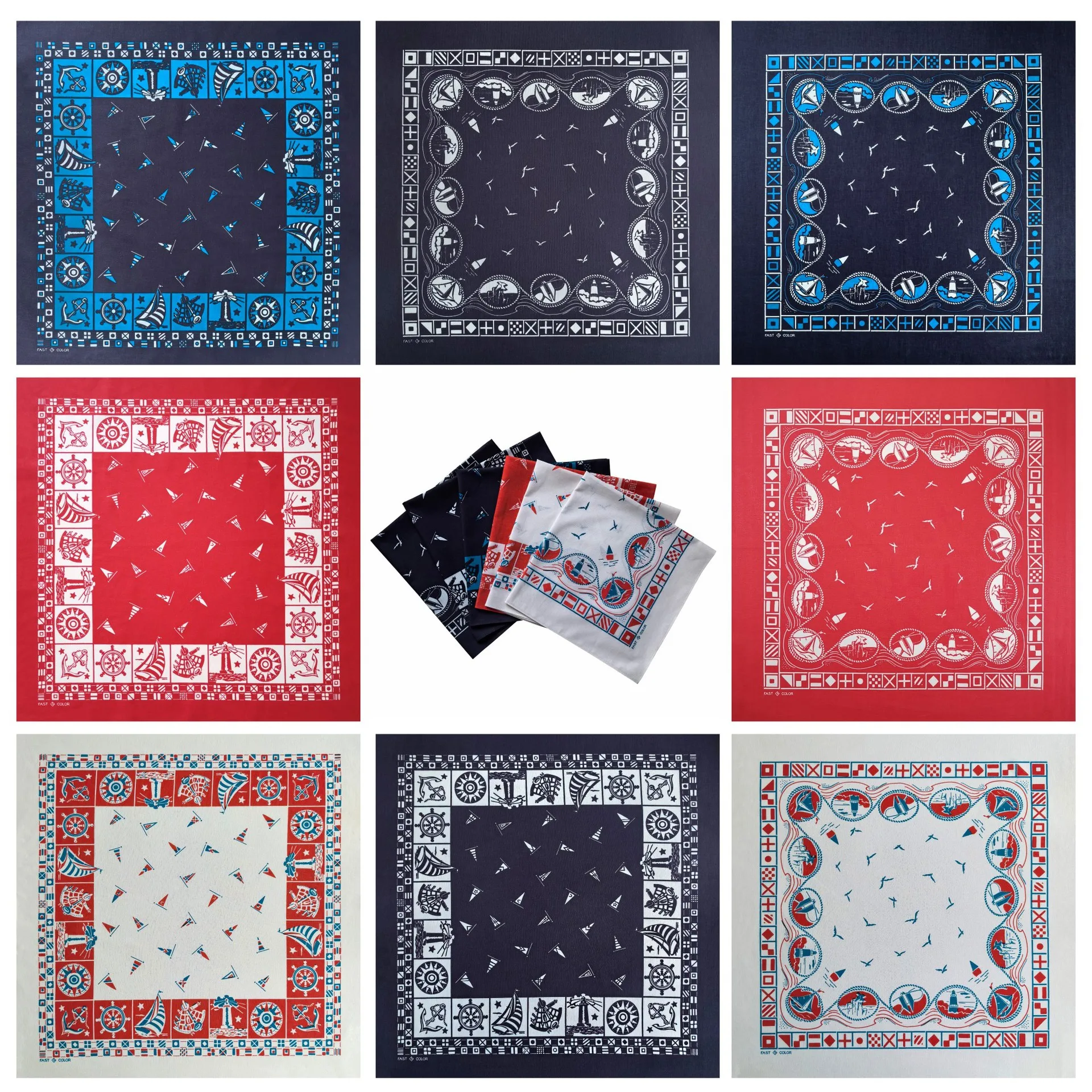 55X55CM muslim Cashew Vintage Cotton Bandana Soft Unisex Scarf  Riding Masks Headband Neckerchief  Multipurpose Accessory