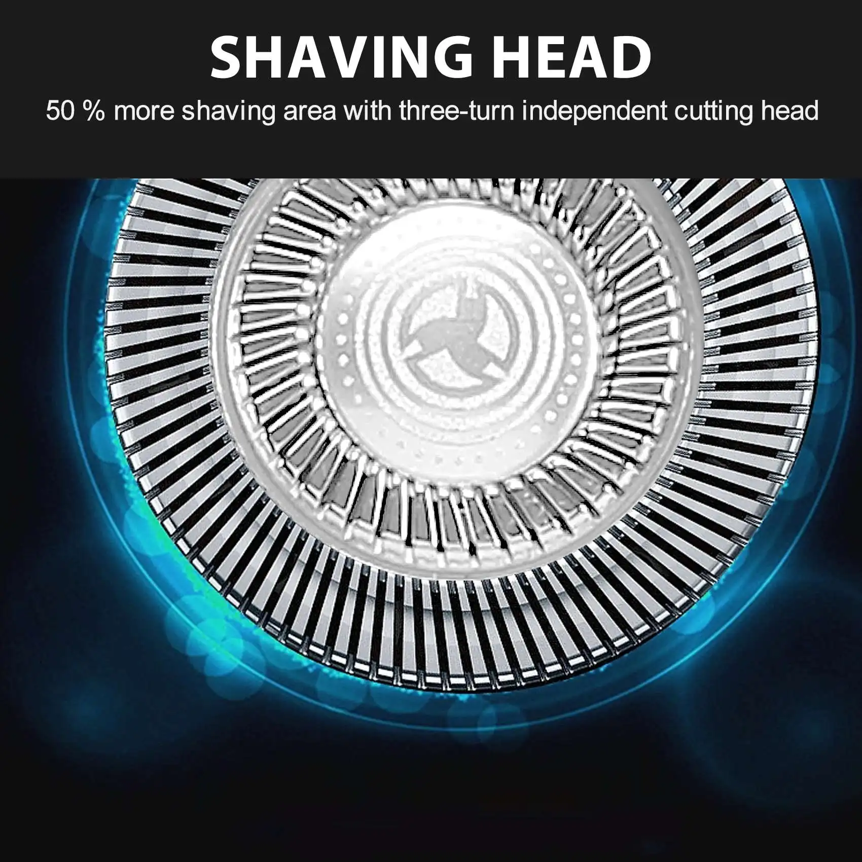 Shaving Head for Philips RQ10 RQ1250 RQ12 RQ1280 RQ1180 RQ11