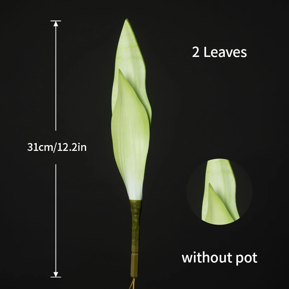 32/37cm Künstliche Schlangenpflanzen, künstliche Tiger-Piran-Sukkulenten, Kunststoff-Sansevieria für Zuhause, Balkon, Büro, Geschenk, Dekoration – Detail 10