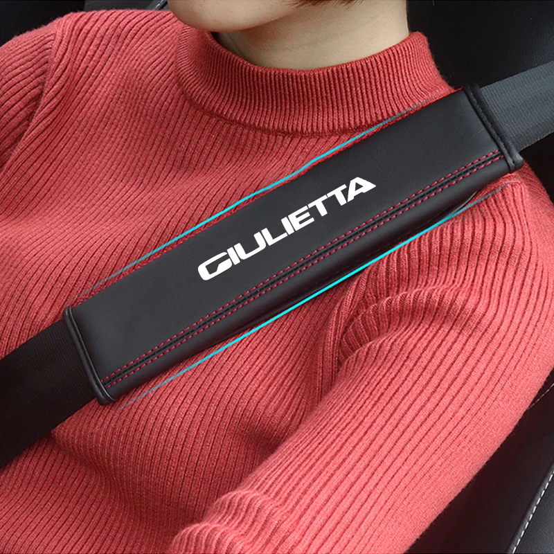 

For Alfa Romeo Giulietta 1Pcs Car Seat Belt Covers Car Interior Accessories