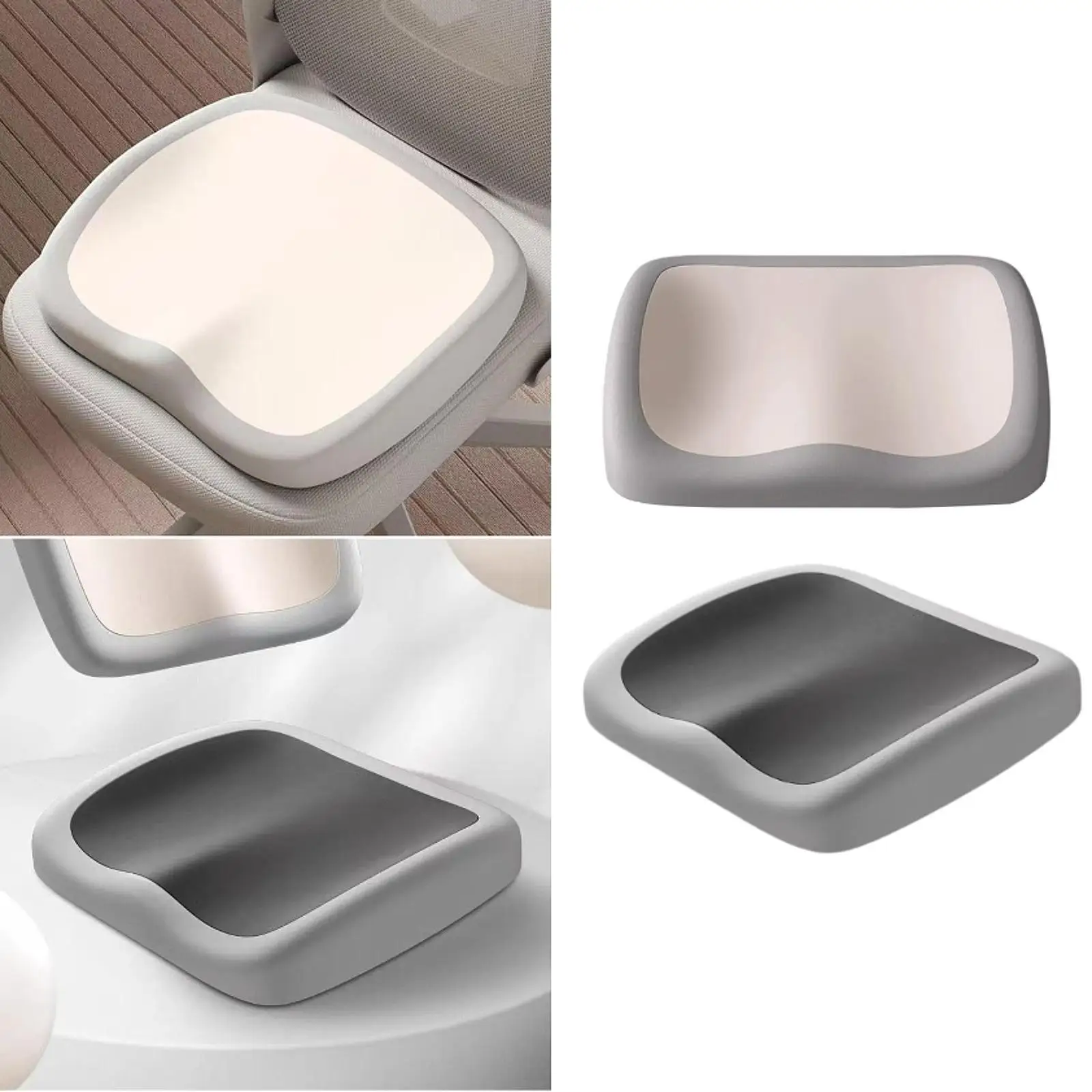 Comfortable Seat Cushion Soft Car Seat Pad for Airplane Driving Gaming