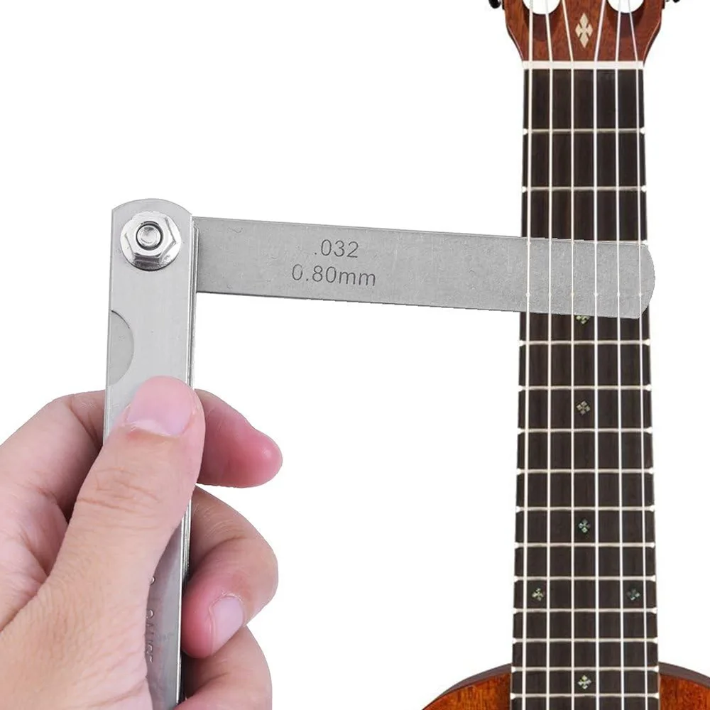 Dual Marked Feeler Gauge Tool Stainless Steel Gap Measurement,Metric Imperial Fill Gauge for Valve Adjustment Engine Tuning