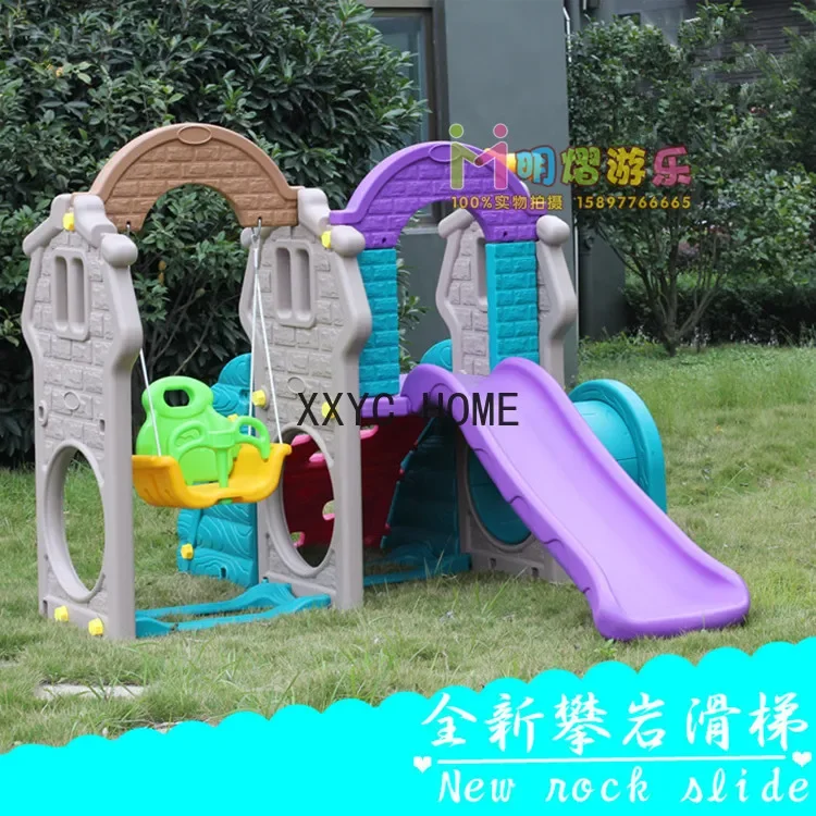 

Kids Plastic Climbing Slide Set Indoor Outdoor Small Play Slide