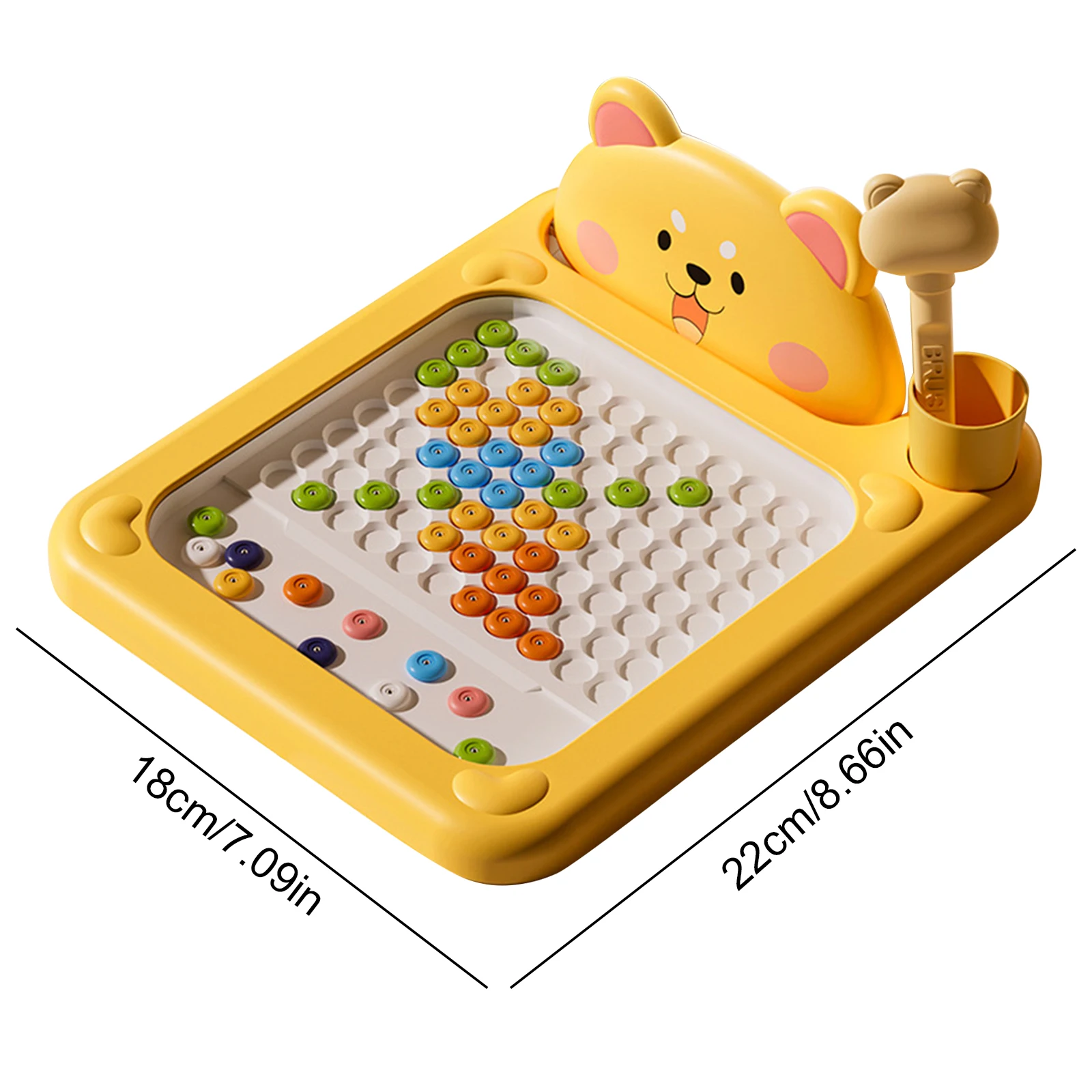 Cartoon Magnetic Drawing Board Reusable Creative Drawing Board Large Magnetic Graffiti Board for Early Education Puzzle Toy